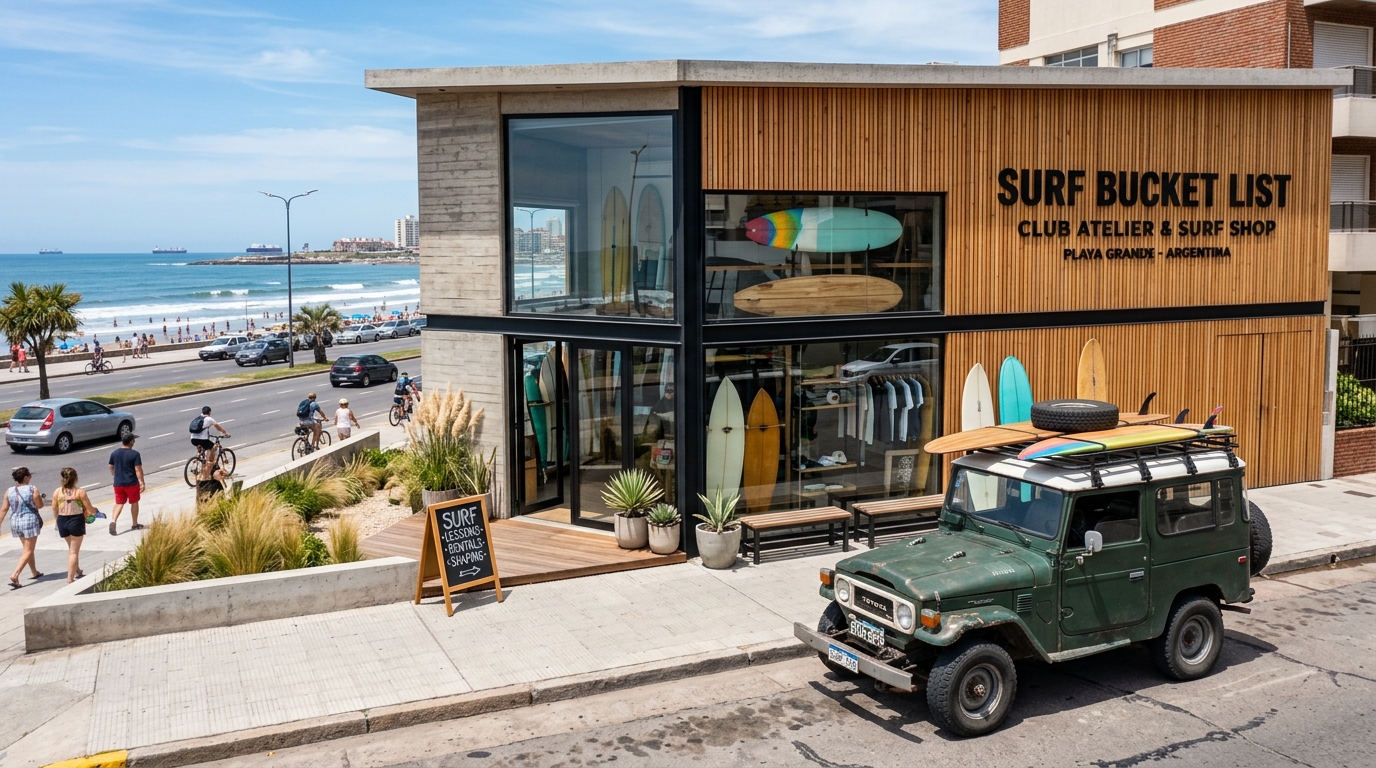 Sede náutica Surf Bucket List Playa Grande